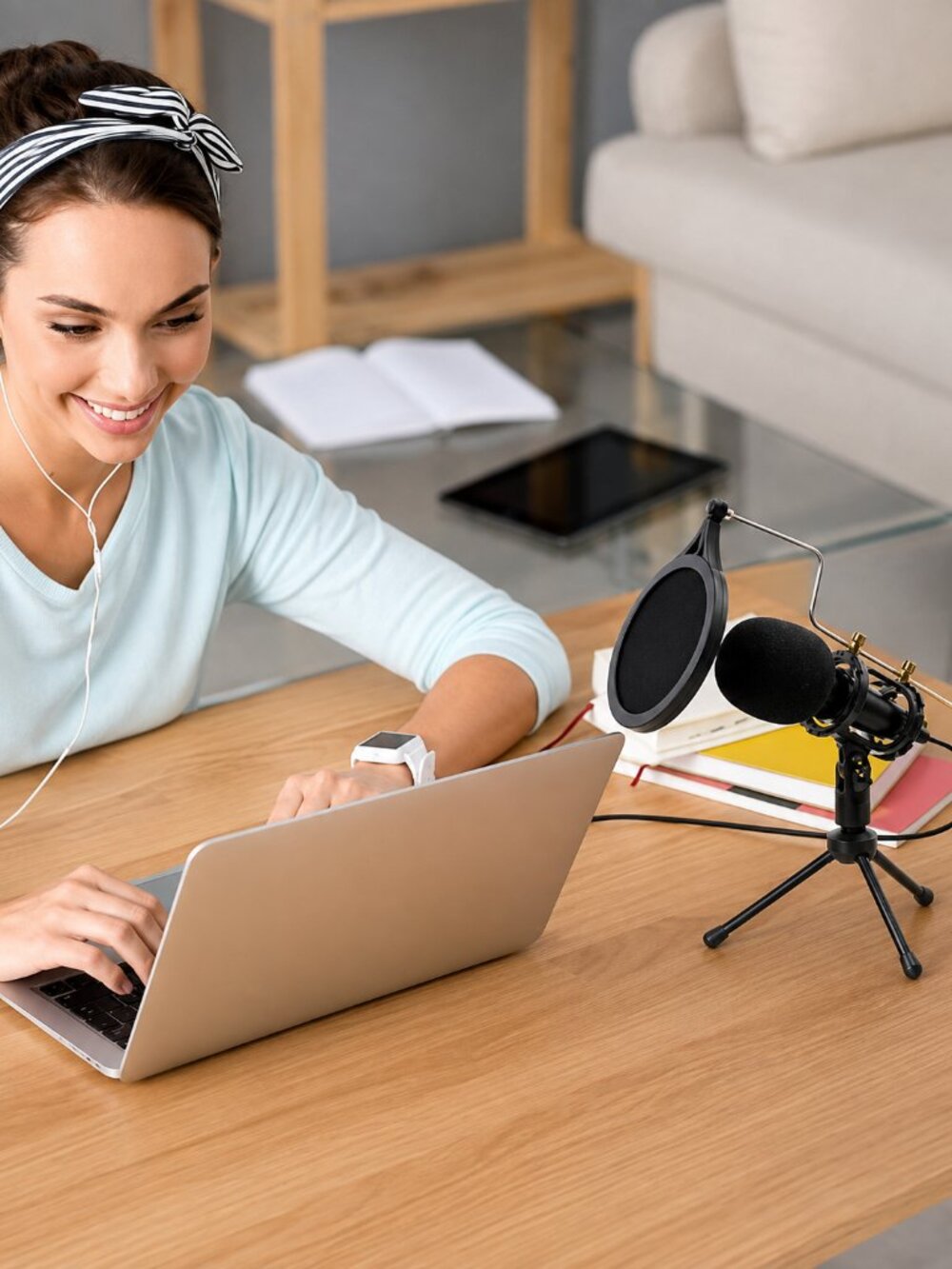 NA & UM USB Microphone | Computer Condenser Microphone | NIB